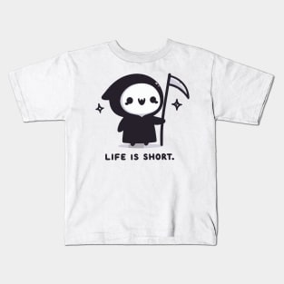 Kawaii grim reaper Kids T-Shirt